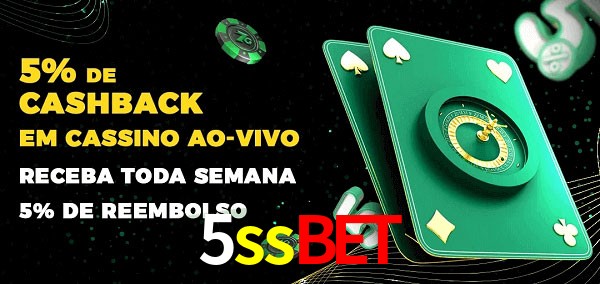 Promoções do cassino ao Vivo 5ssbet